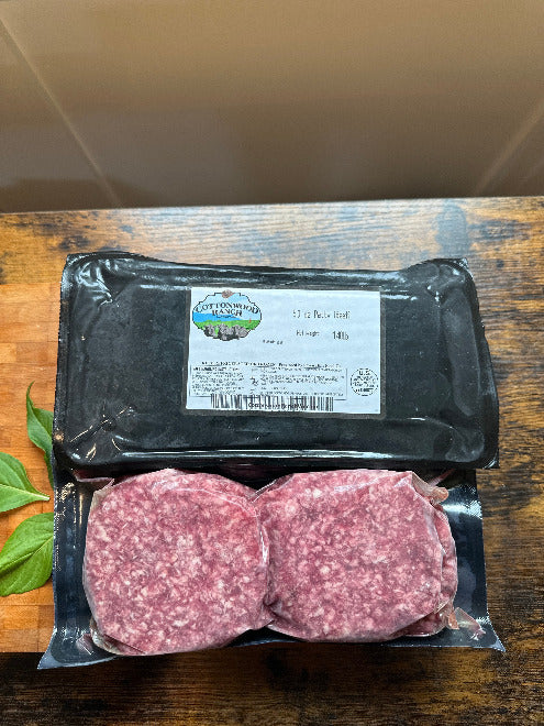 GROUND BEEF PATTY PACK (4 x 1/3 PATTIES)