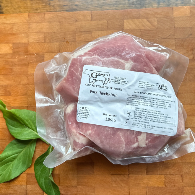 PORK TENDERLOIN CHOPS (BONELESS)--1 POUND—-2 count