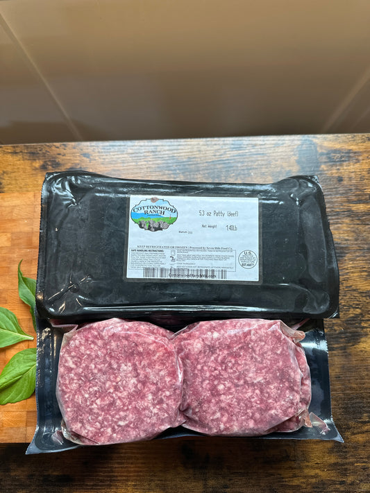 GROUND BEEF PATTY PACK (4 x 1/3 PATTIES)