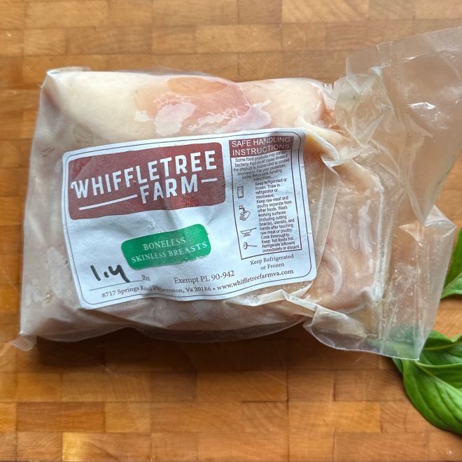 BONELESS, SKINLESS CHICKEN BREASTS (1.2-1.5 LB) 2CT