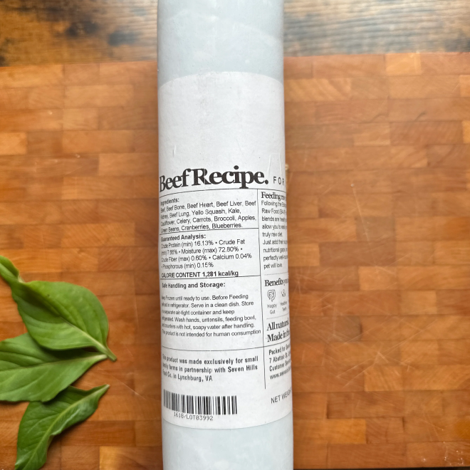 DOG FOOD—-Ancestral blend with vegetables, pet food—-2 pound