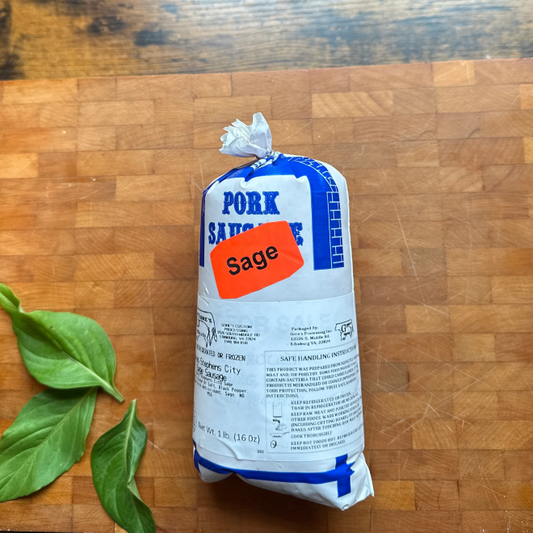 PORK GROUND SAUSAGE (SAGE)---1 LB