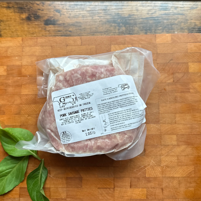 PORK SAUSAGE PATTIES (3-4 OZ)